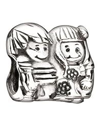 Chamilia Sterling Silver Brother and Sister Bead Charm