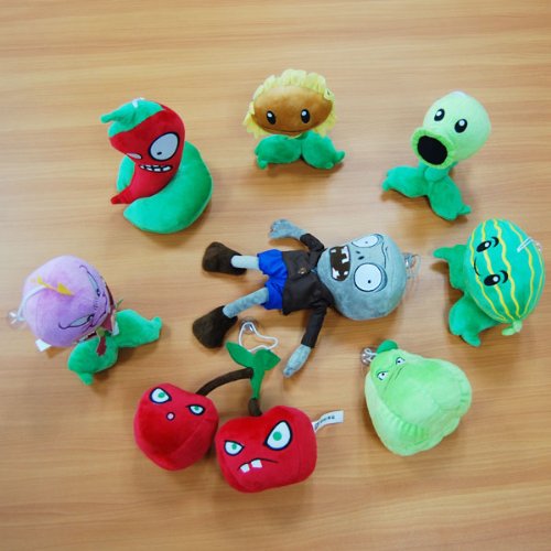 Plants vs. Zombies Stuffed Plush Toy Pack ?8-Piece Set? [Toy]
