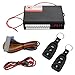 Vankcp Car Central Lock, Keyless Entry Alarm System, Auto Remote Central Kit Vehicle Door Lock with 2 Remote Controllers