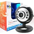 Webcam - New USB Web Camera - Webcam with built-in MIC - 5G Lens - Built-in microphone & LED lights, Plug and Play USB Web Camera which does not need any driver - Ideal Chat webcam