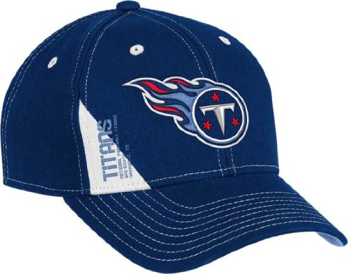 Reebok Tennessee Titans Navy Blue Vertical League Adjustable Hat