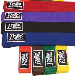 Piranha Gear Martial Arts Uniform Belt - Solid Colors