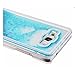Galaxy J7 Case, Silverback(TM) Hard Case Flowing Liquid Floating Luxury Bling Glitter Sparkle Case Cover Fashion Creative Design For Samsung Galaxy J7 -Blue