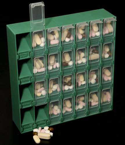Meds-Pro 14-Day Pill Organizer & Dispenser