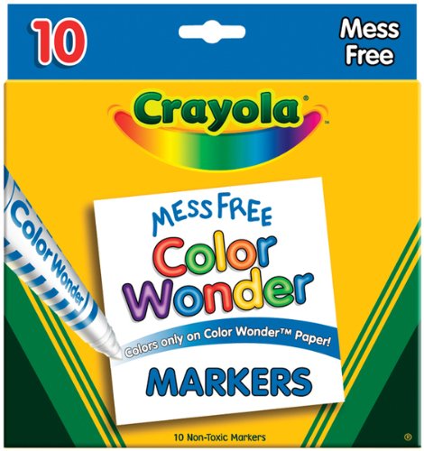 Crayola Color Wonder Broad Line Markers-Assorted Colors