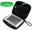 Buy Nylon Hard Shell Cube Case (Dark Blue) for Garmin nüvi 1260/1260T 3.5-Inch Best Price.
