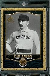 2001 SP Legendary Cuts #18 Cap Anson Baseball Card - Mint Condition - In Protective Display Case