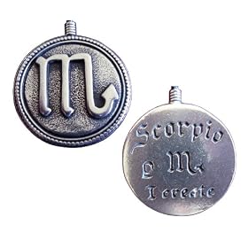 Scorpio Pendant Zodiac Necklace Horoscope Charm Scorpion Jewelry