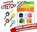 Super Stretchy - Label Label Key Caps - 8 Pack Green - Includes Blank Labels and Printed Labels - Key Covers, Name Tags, Id, Identify Tag (8 pack GREEN)