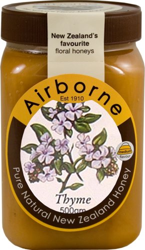 New Zealand Thyme Honey 500g by Airborne Honey Ltd.
