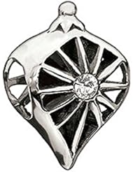 Chamilia Silver Swarovski Clear Glorious Ornament Bead Charm
