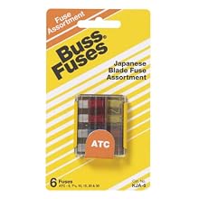 Bussmann KJA-6 Japanese Car Blade Fuse Assortment