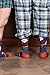 Foot Traffic, Men's Food-Themed Socks, Bacon (Men's Shoe Size 7-12)