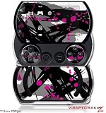 PSPgo Skin and Screen Protector Kit - Abstract 02 Pink fits Sony PSP go