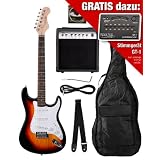 Rocktile Banger's Pack E-Gitarren Set SB + Tuner