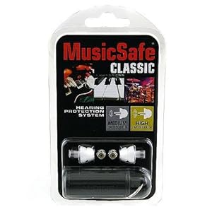 Alpine Hearing Protection MusicSafe Classic Earplugs for Musicians