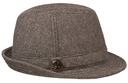 Betmar Herringbone Fedora