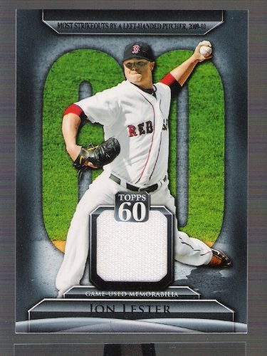 JON LESTER 2011 Topps 60 Relic JERSEY Card Boston Red Sox Baseball