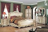 YT Furniture Nicia Bedroom set (Whitewash)