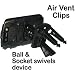 Amzer Swiveling Air Vent Mount for BlackBerry Storm 9530/9500 - Black image 1