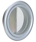 西邦工業 SEIHO SND200S 外壁用ステンレス製換気口 (フラットグリル) 金網型10メッシュ 防火ダンパー