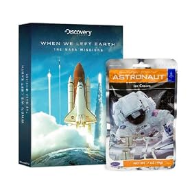 When We Left Earth, The NASA Missions DVD Set and Astronaut Ice Cream Gift Set by Discovery Channel