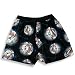 Fun Boxer - Mens 'Baseball Field' Cotton Boxer Shorts, Black, Multi (Size L)