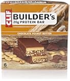 CLIF BUILDER'S - Protein Bar - Chocolate Peanut Butter - (2.4 oz, 6 Count)