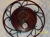 Boston Red Sox Round Clock Thermometer - Team Sports America MLB0101-707