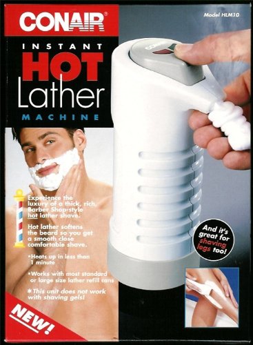 shaving cream for electric shaver:Conair HLM10 Hot Lather Machine