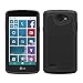 LG Lancet Case, LK LG Lancet Case [Drop Protection] [Shock-Absorption] Hybrid Dual Layer Armor Defender Protective Case Cover for LG Lancet (Black)