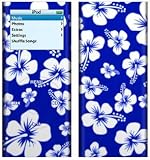 Aloha Blue - Apple iPod nano 2G (2nd Generation) 2GB/ 4GB/ 8GB Protector Skin Decals - Faceplate Stickers