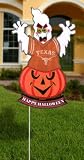 20" Lighted NCAA Texas Longhorns "Happy Halloween" Yard Decoration