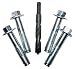 Vestil HKIT-2 2 Anchor Bolt for Concrete Anchoring Hardware, 4