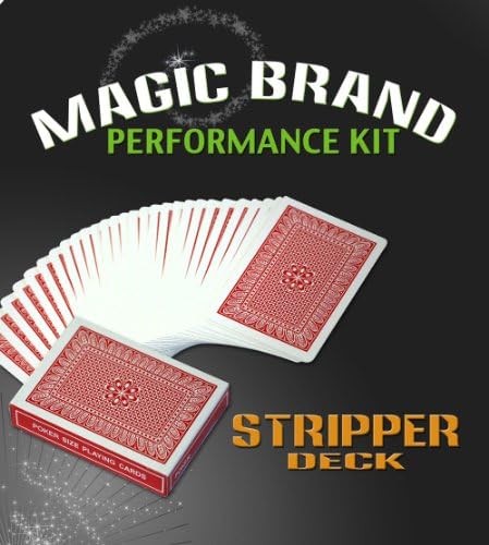 Stripper Poker Size Deck--Red Back