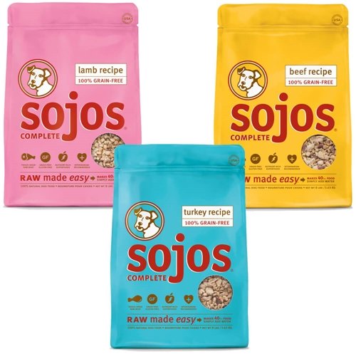 Sojos Complete Raw Natural Dry Dog Food Mix