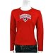 Washington Nationals Red Ladies Arch Logo Diamond Long Sleeve T-shirt