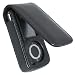 Leather Case w/ Cover for SanDisk Sansa e200 / e200R series MP3 Player, Black Eforcity Brand