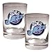 Utah Jazz NBA 2pc Rocks Glass Set - Primary Logo by Great American Products