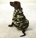 Casual Canine Camo Hoodie Xlg Green