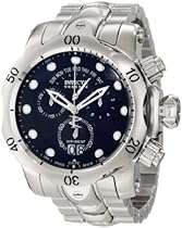Big Sale Invicta Men's 1539 Reserve Venom Chronograph Black Dial Stainless Steel Watch
