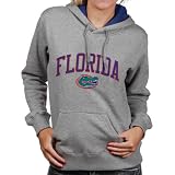Florida Gators Ladies Ash Amy Fleece Pullover Hoodie Sweatshirt