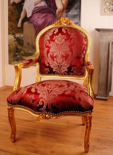 KÖNIGLICHER ROKOKO SESSEL MARIE ANTOINETTE