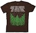 Tee Hugger May The Forest Be With You 100% Organic Cotton Adult Brown Tee T-Shirt