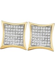 0.33CT-DIA MICRO-PAVE EARRINGS