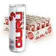 GURU Lite, 100% Natural Low Cal Energy Drink, 8.3-Fluid Ounce Can (Pack of 24)
