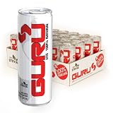 GURU Lite, 100% Natural Low Cal Energy Drink, 8.3-Fluid Ounce Can (Pack of 24)