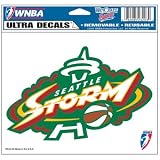 SEATTLE STORM OFFICIAL LOGO 4"x6" ULTRA DECAL WINDOW CLING
