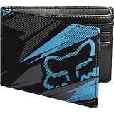 Fox Racing Bionic Shards Men's Sports Wear Wallet w/ Free B&F Heart Sticker Bundle - Black / One Size
