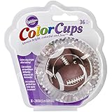 Wilton Standard Baking Cups, 36-Count, Football Color
